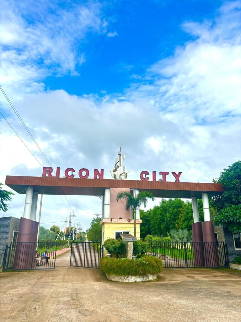 Ricon City entrance gate on Khandwa Road